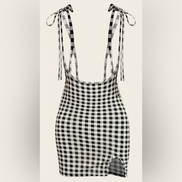 Black and White Checkered Dress - Picture 1 of 1